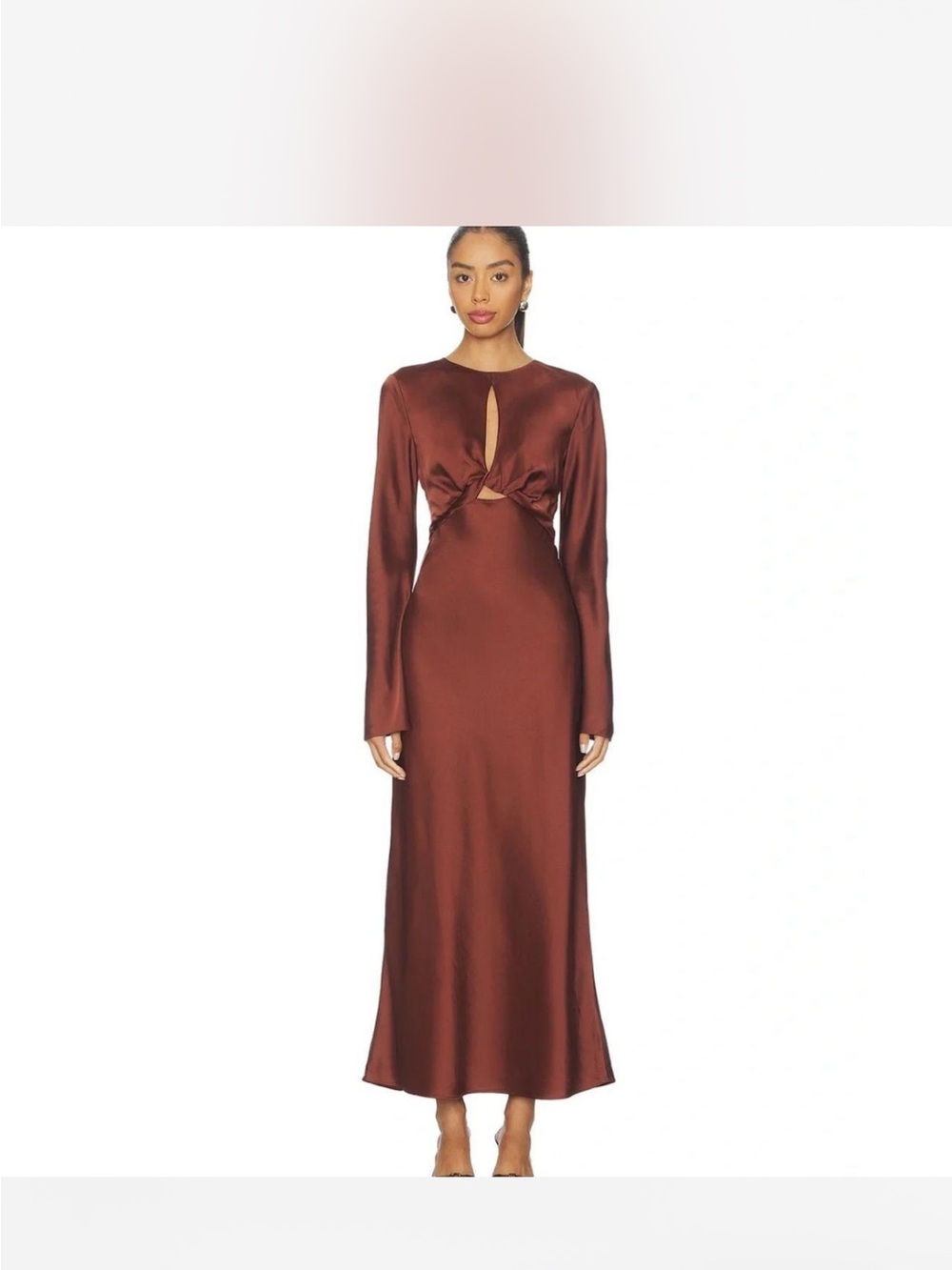 Nwt Significant Other Molly Maxi Dress in Carob Size 12/8